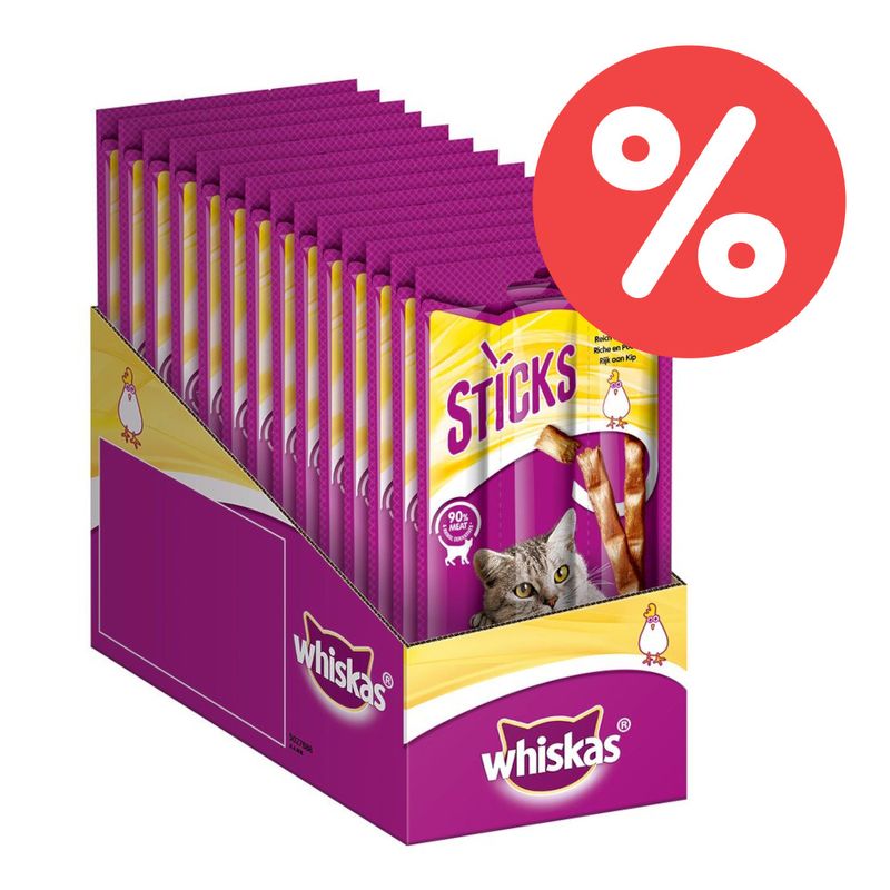 Sparpaket Whiskas Sticks 28 x 36 g zu TOP-Preisen