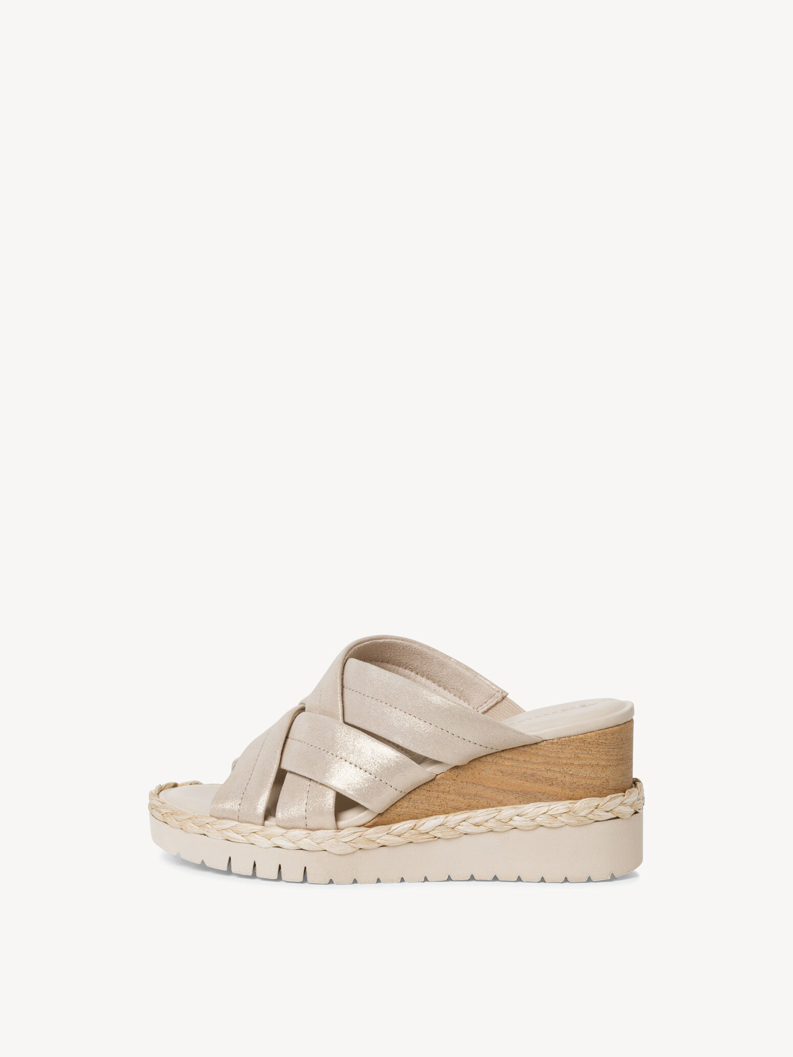 Mule en cuir - blanc