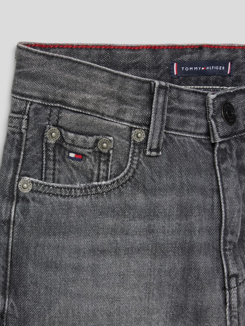 Straight Fit Jeans mit 5-pocket-Design Modell 'SKATER' in schwarz