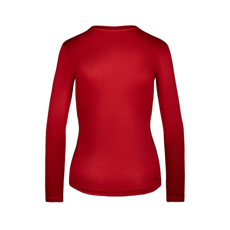 BIDI BADU Pia Tech Roundneck Longsleeve Tennisshirt Damen