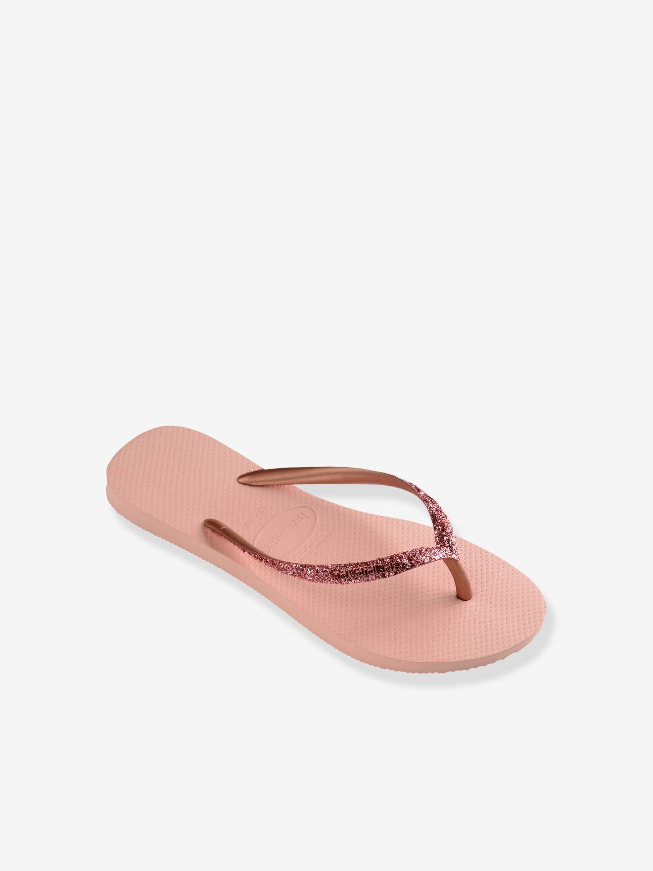 Tongs enfant Slim Glitter II HAVAIANAS rose