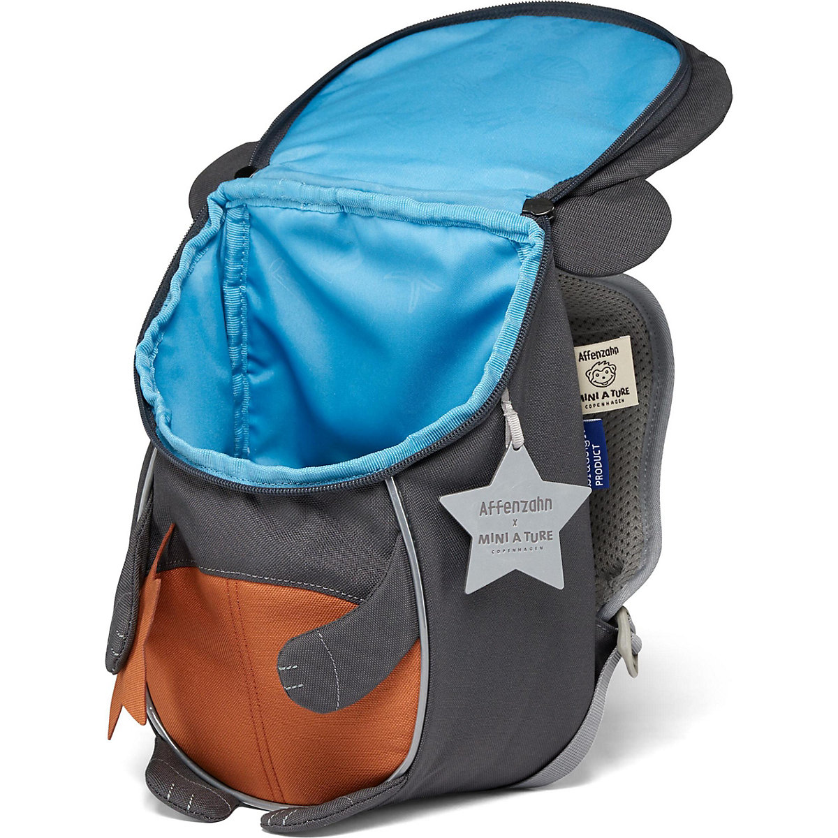 Kinderrucksack Kleine Freunde Edition Mini A Ture Bär iron blue