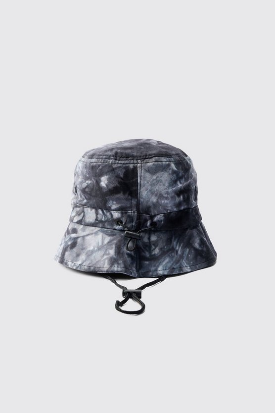 Twill Anglerhut in Schwarz