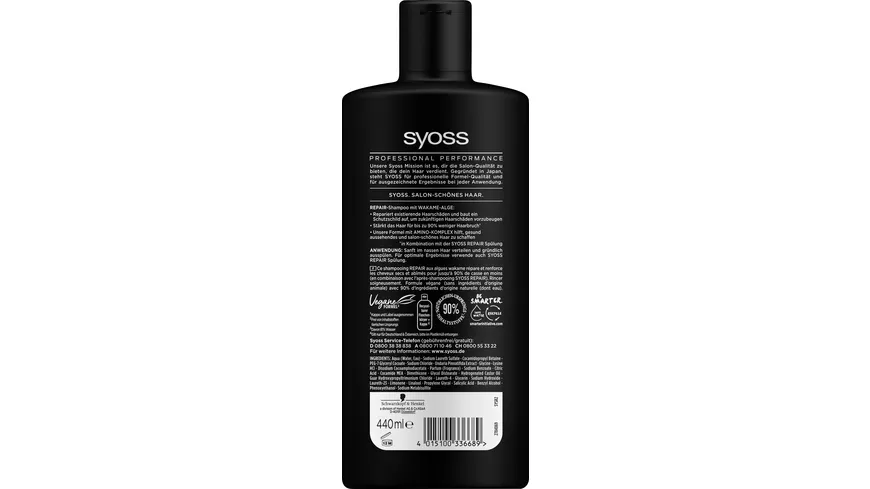 syoss Shampoo Repair 440 ml 440 ml