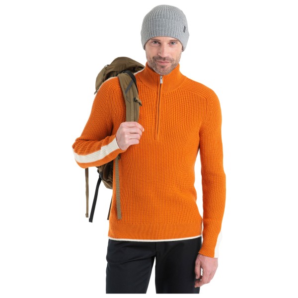 Icebreaker - Lodge L/S Half Zip Sweater - Merinopullover