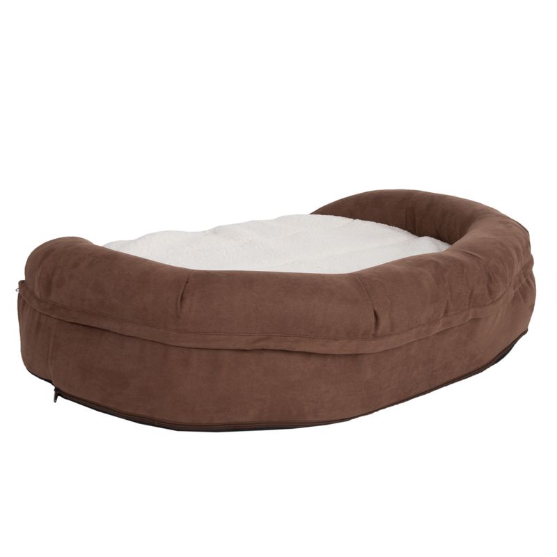 Hundebett Memory oval - braun zu TOP-Preisen