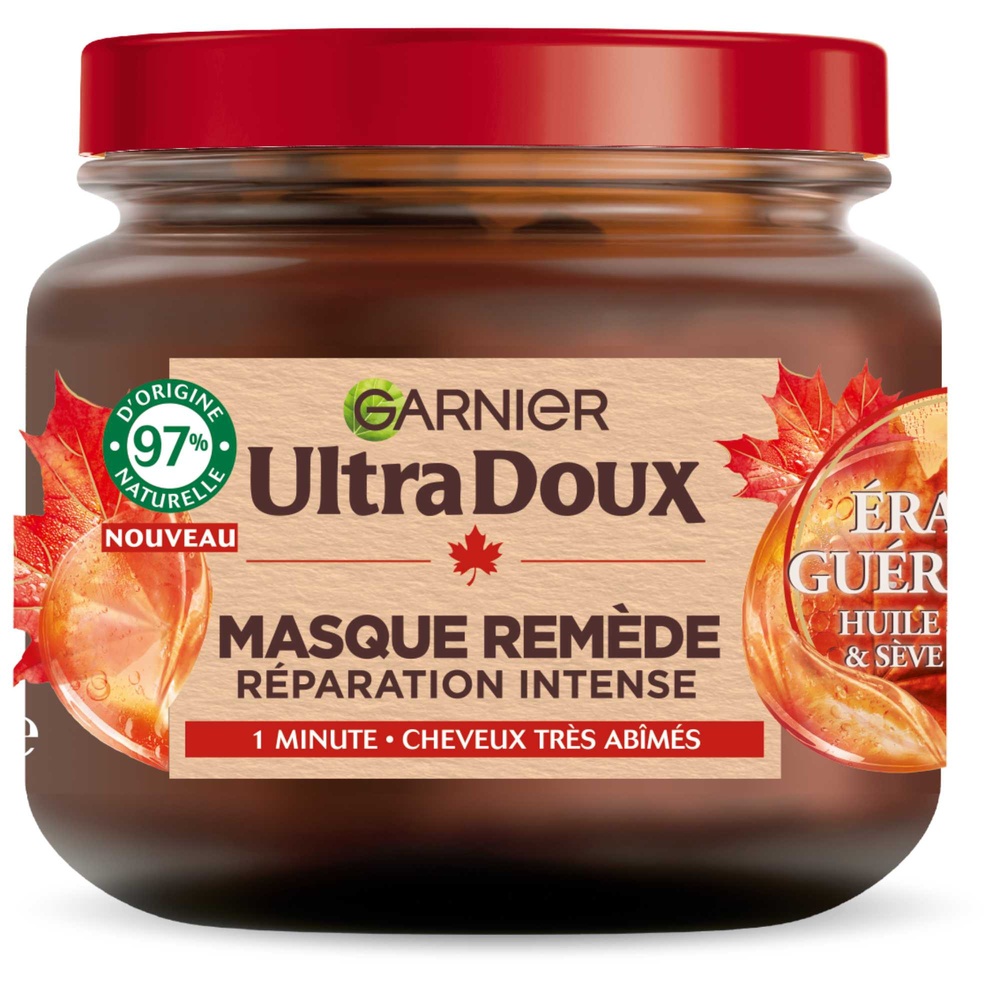 garnier Ultra Doux Erable Guérisseur Masque Remède Réparation Intense ErableGuérisseur