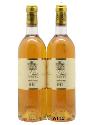 Château Suduiraut 1er Grand Cru Classé  1988 - Lot de 2 Bouteilles