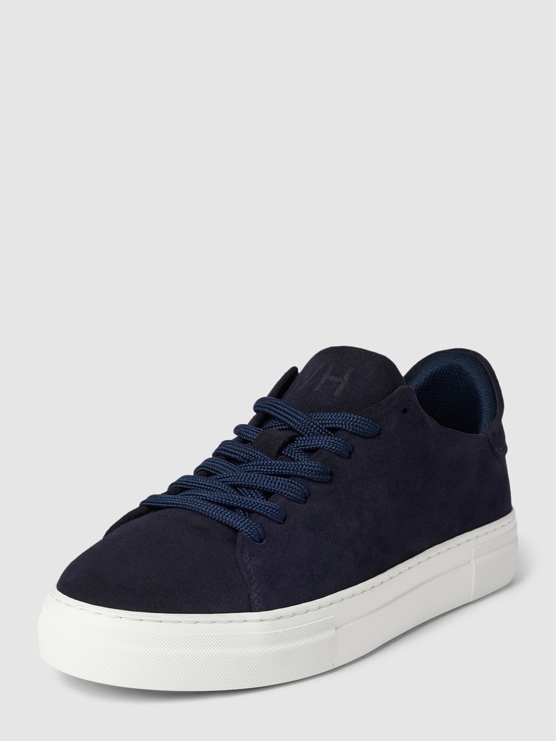 Sneaker mit Label-Detail Modell 'DAVID' in dunkelblau