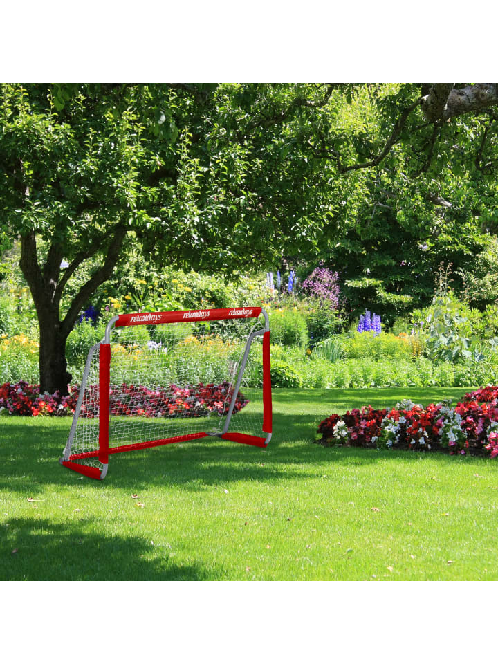 relaxdays 2 x Fußballtor in Rot - (B)150 x (H)110 x (T)75 cm günstig kaufen onesize