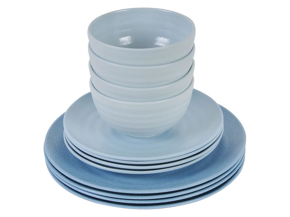 Flamefield Shades of Blue 12-teiliges Geschirrset
