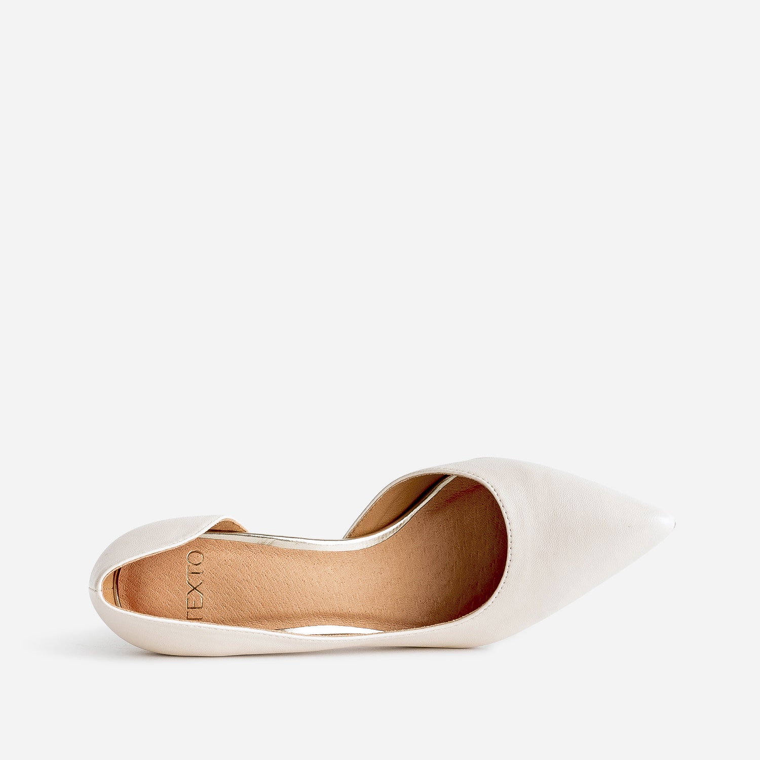 Escarpin TEXTO beige cut out