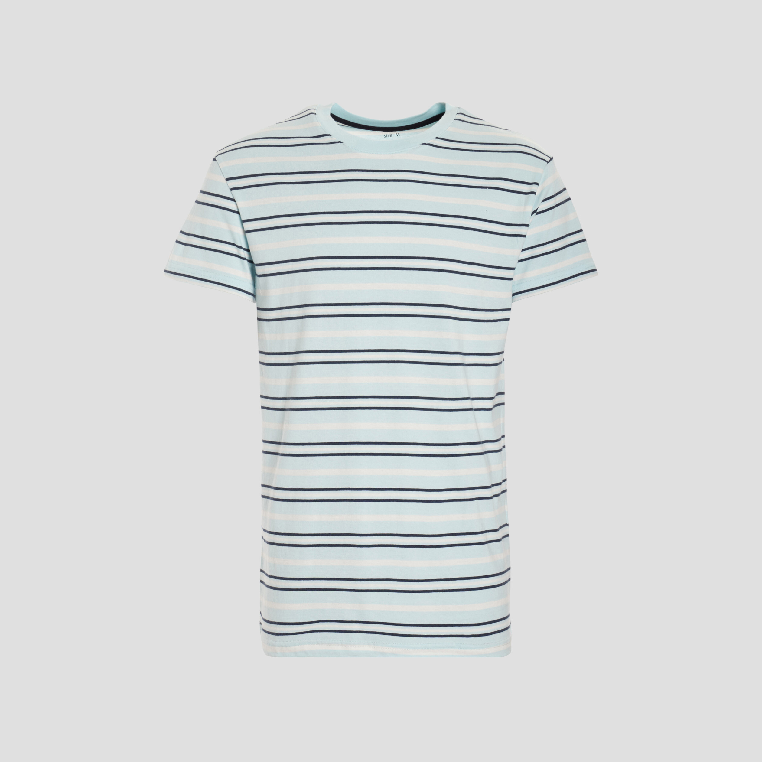 T-shirt manches courtes bleu turquoise homme | La Halle