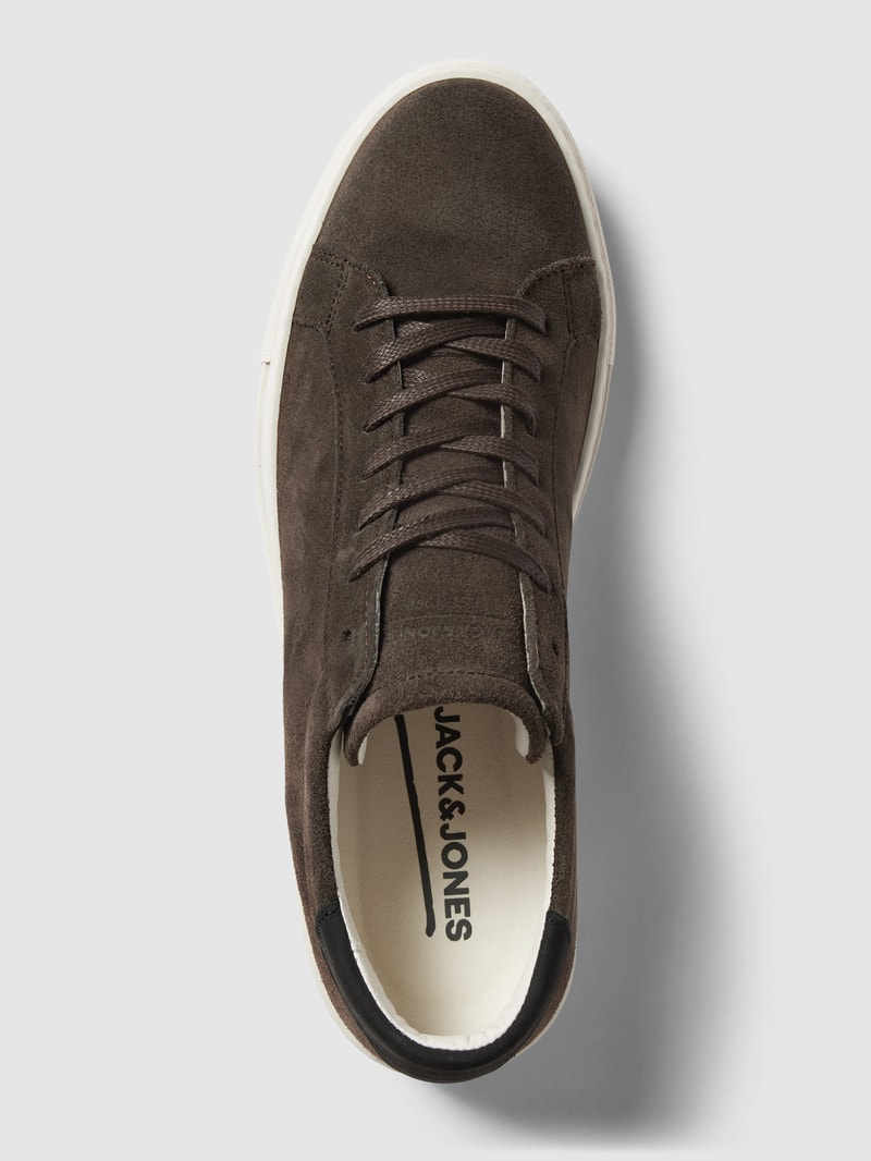 Sneaker aus Leder Modell 'COREY' in hellgrau