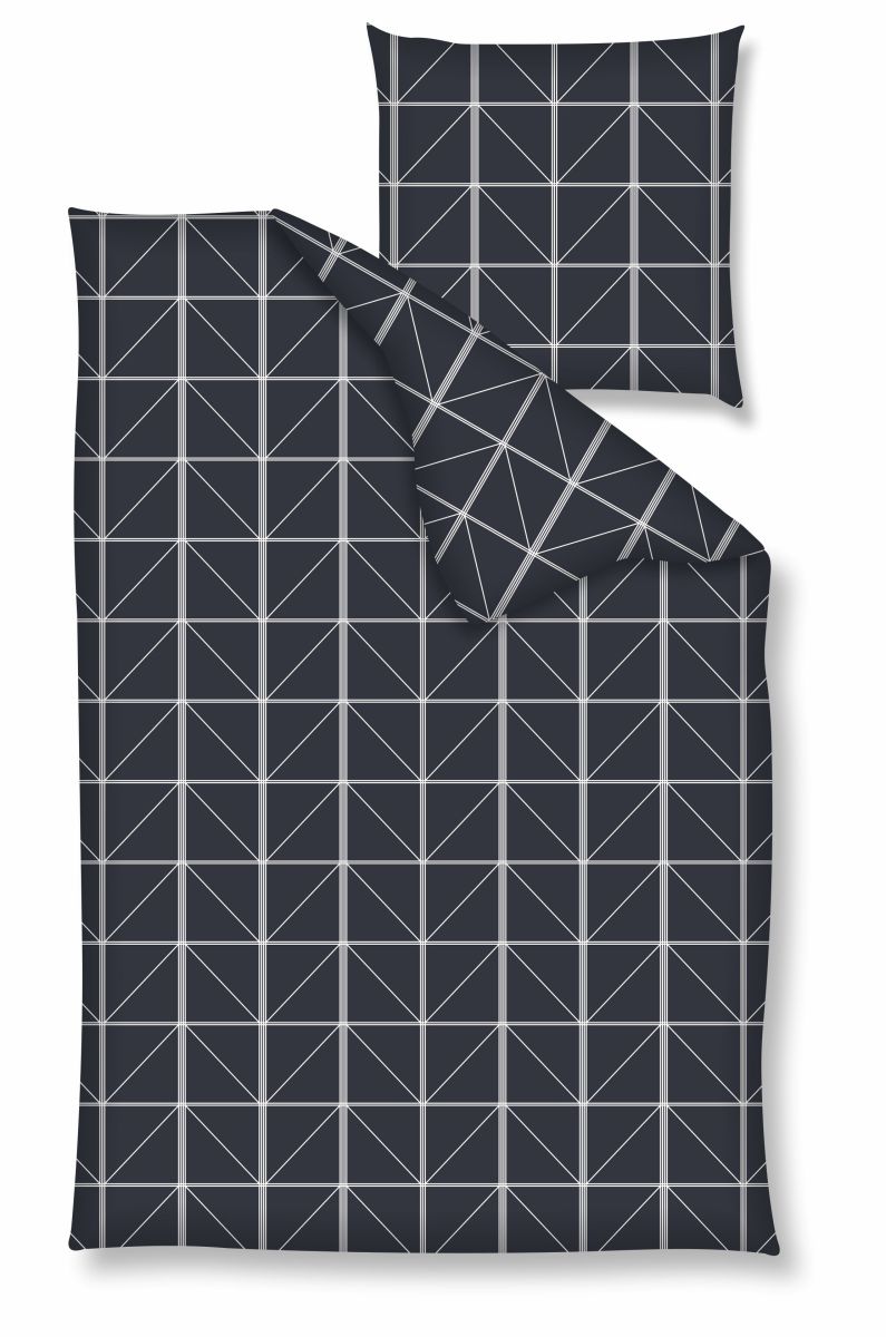Biber Bettwäsche Nanette Zickzack 135 x 200 cm