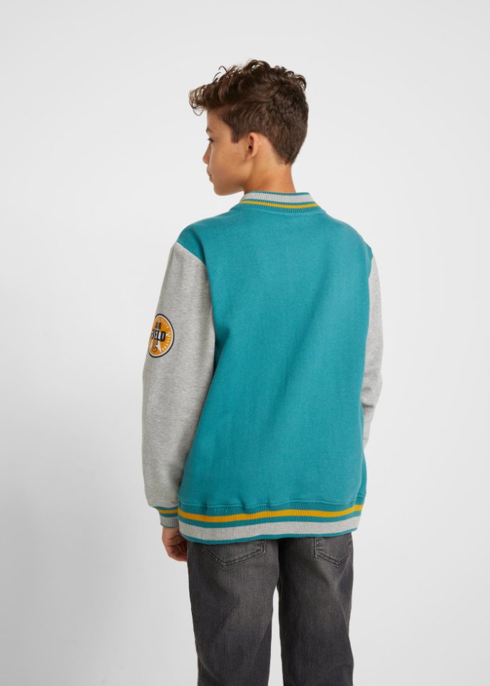 Jungen College Sweatjacke