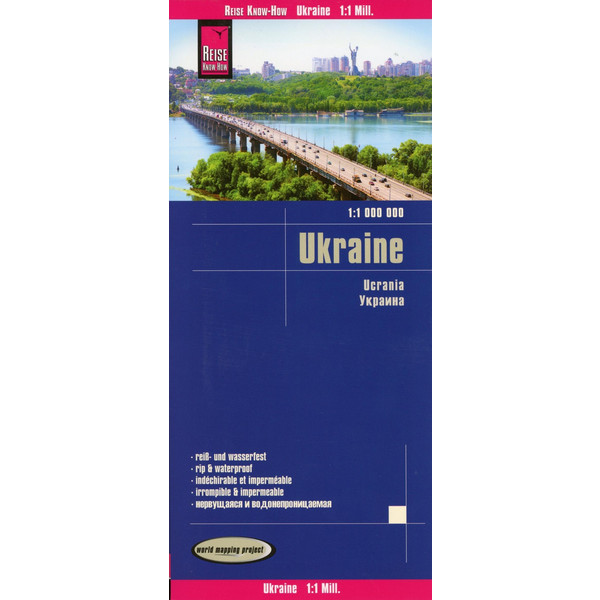 Reise Know-How Landkarte Ukraine (1:1.000.000) - Reiseführer