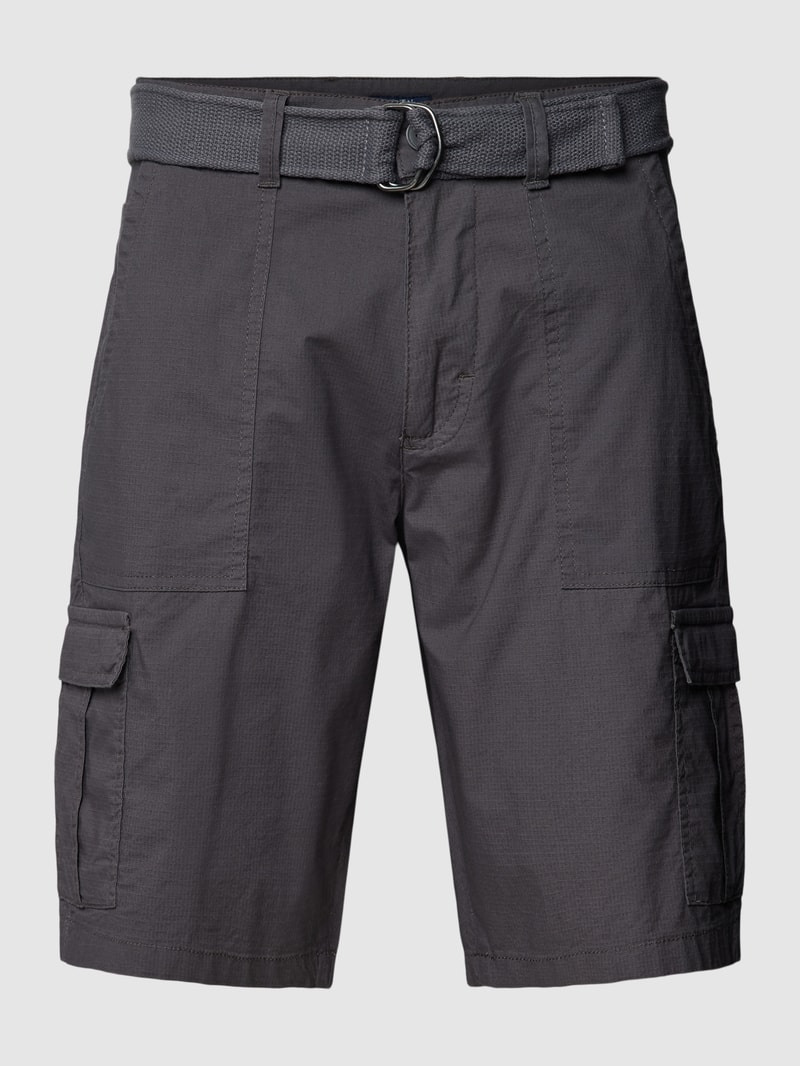 Cargoshorts inklusive Gürtel in dunkelgrau