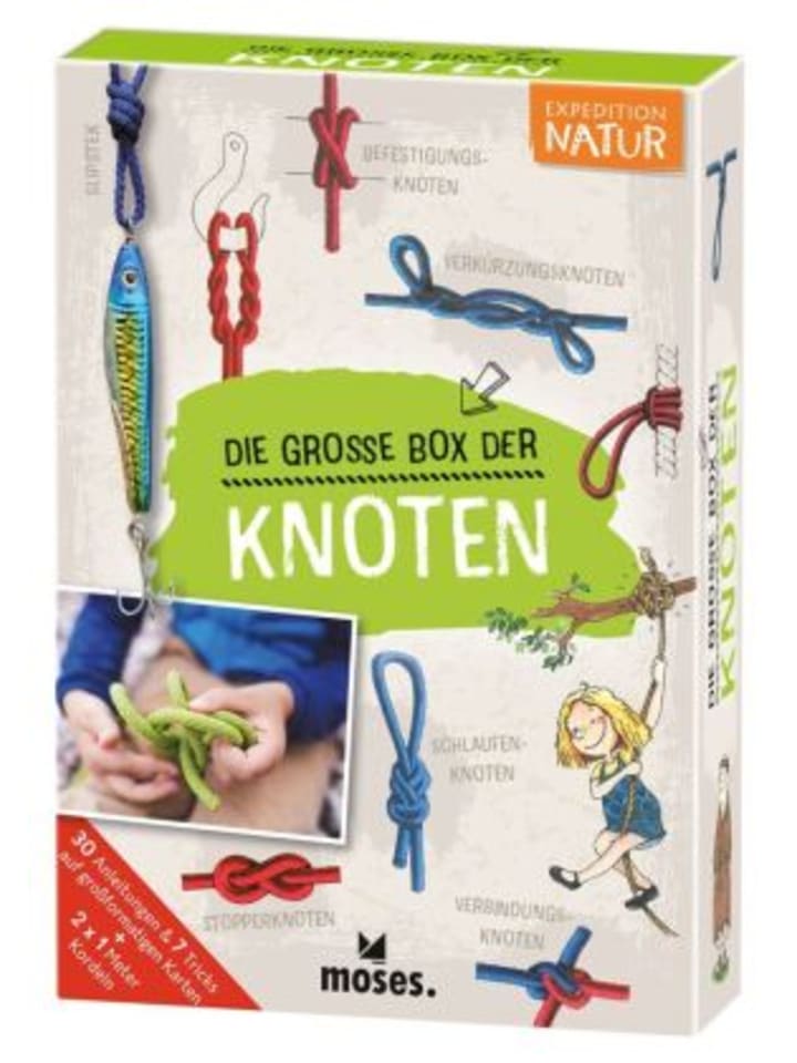 moses. Buch - Expedition Natur Die große Box der Knoten günstig kaufen onesize