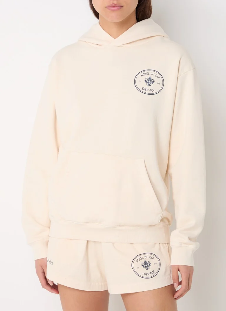 Sporty & Rich Eden hoodie with front and back print