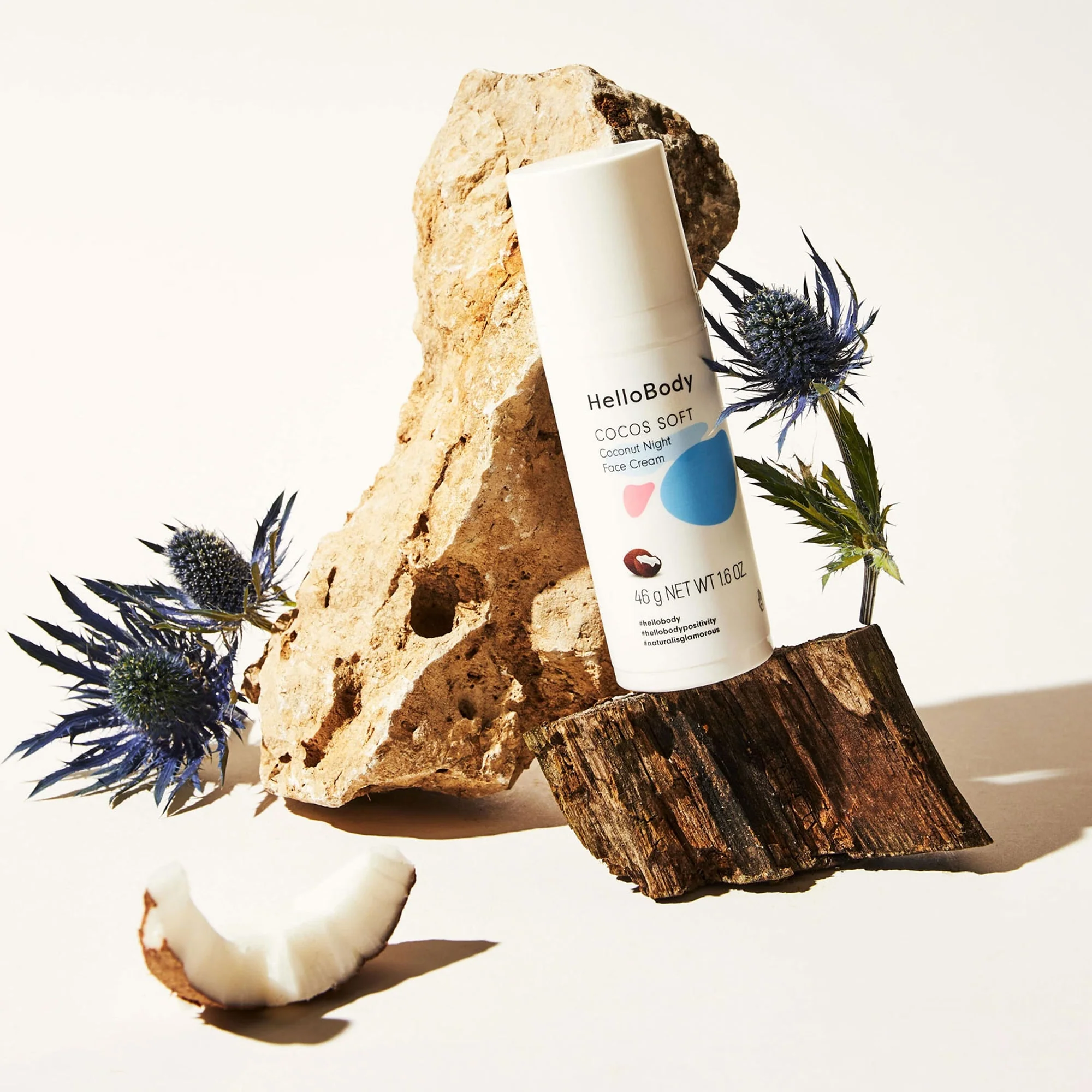 Cocos Cocos Soft - Tratamiento hidratante de noche, tratamiento de efecto global de 24 horas, tratamiento regenerador.