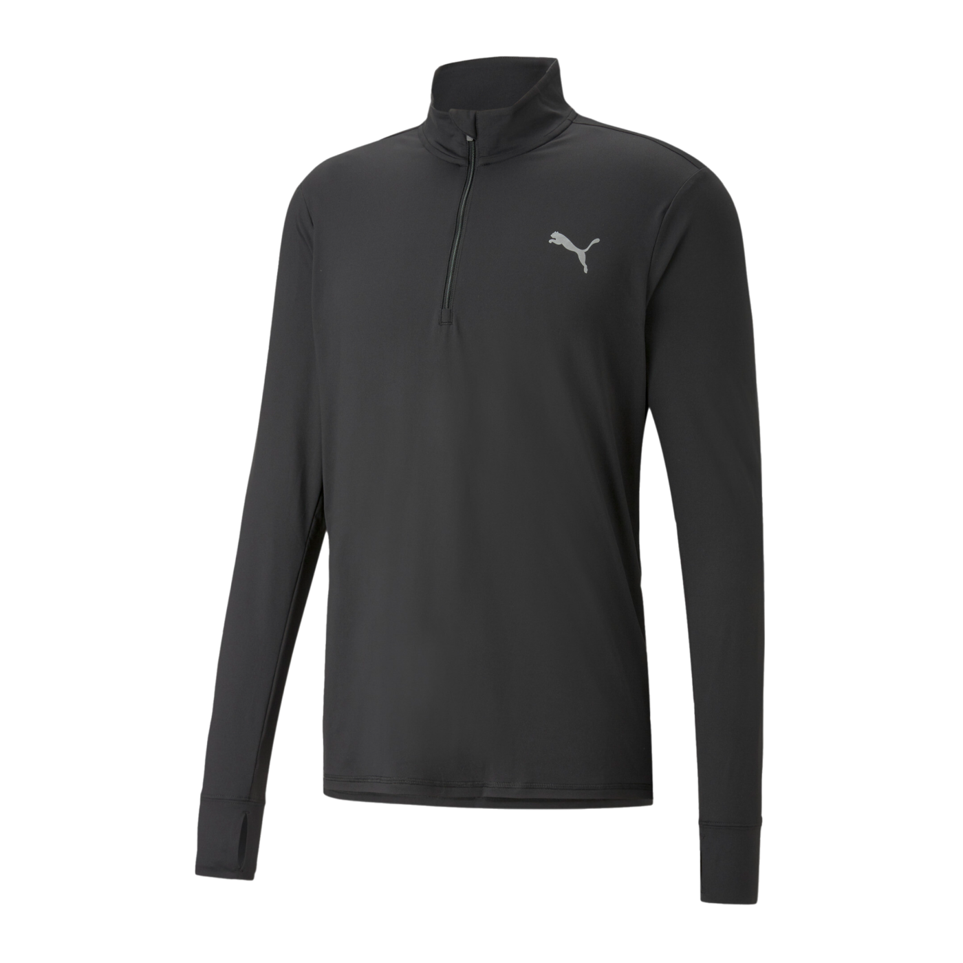 PUMA Run Favorite HalfZip Sweatshirt Schwarz F01