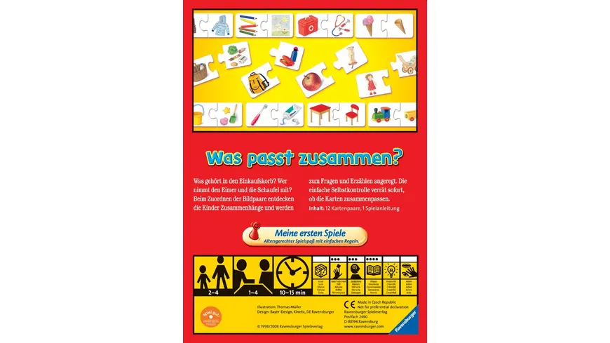 Ravensburger Spiel - Was passt zusammen?