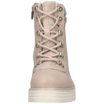 Tom Tailor Schnür Boots in beige