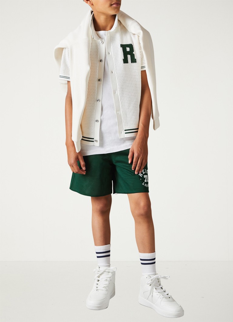 Pantaloni scurți cu logo Reiss Clifton, reversibili, cu croială dreaptă