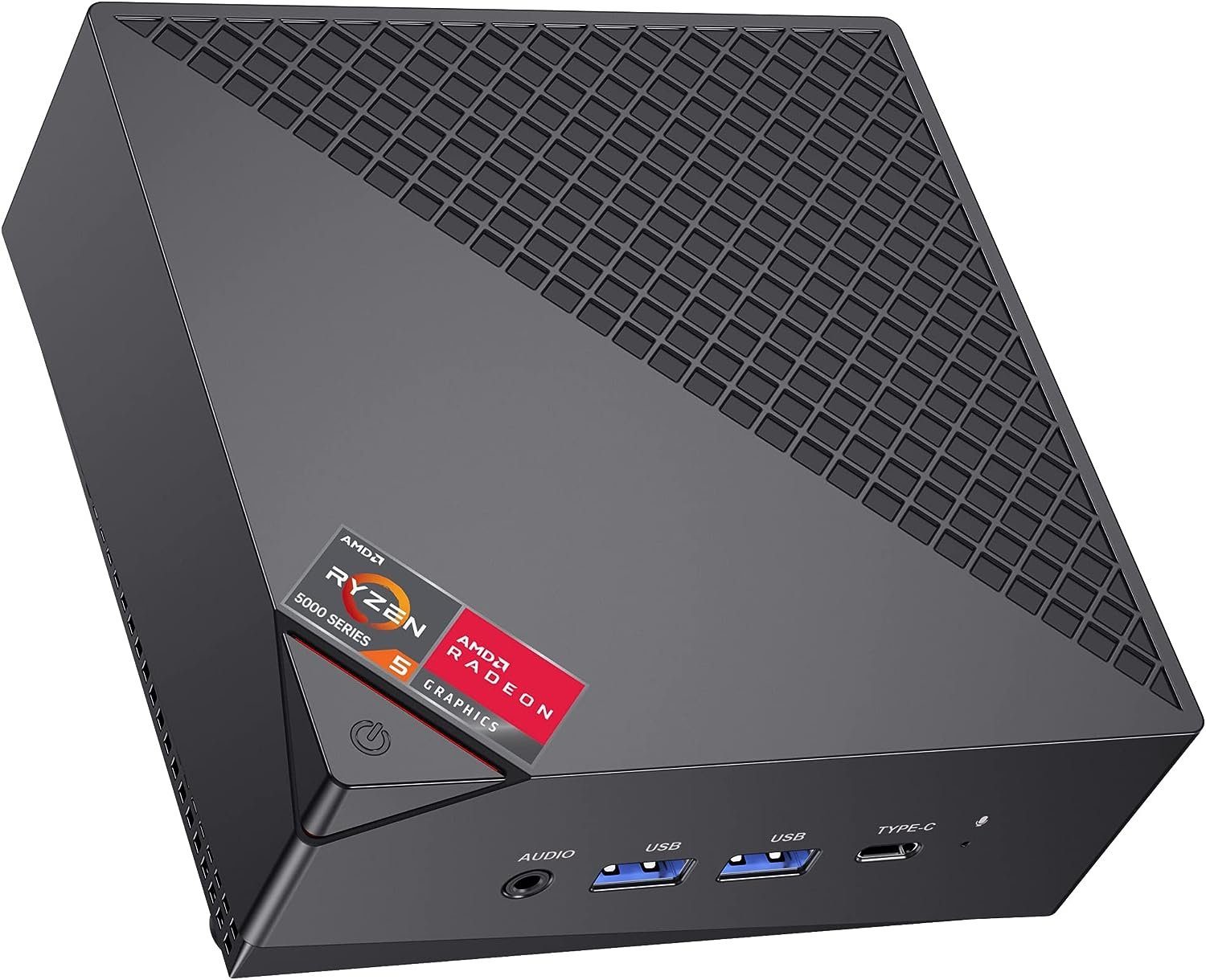 ACEMAGICIAN Mini-PC (AMD Ryzen 7 5700U, 16 GB RAM, 512 GB SSD, Mini Computer mit 4K Triple Display Typ-C Dual Ethernet WiFi 6, BT 5.2)