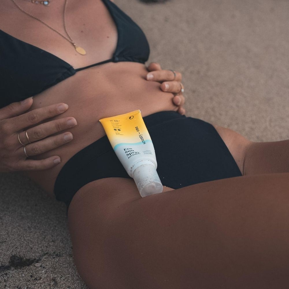 Neviditeľný sprej na opaľovanie SeventyOne Percent Eco SPF50+