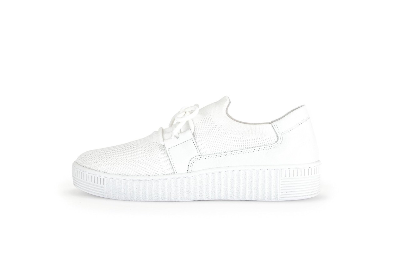 GABOR Freizeit Schnürer weiss Gabor Fashion Sneaker low 43.335.41 weis