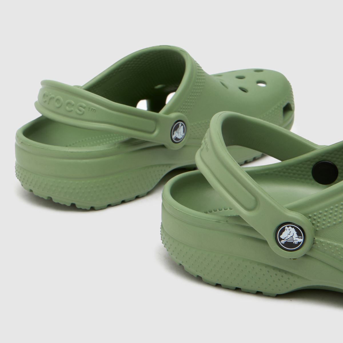 Crocs khaki színű klasszikus klumpa ifjúsági szandál