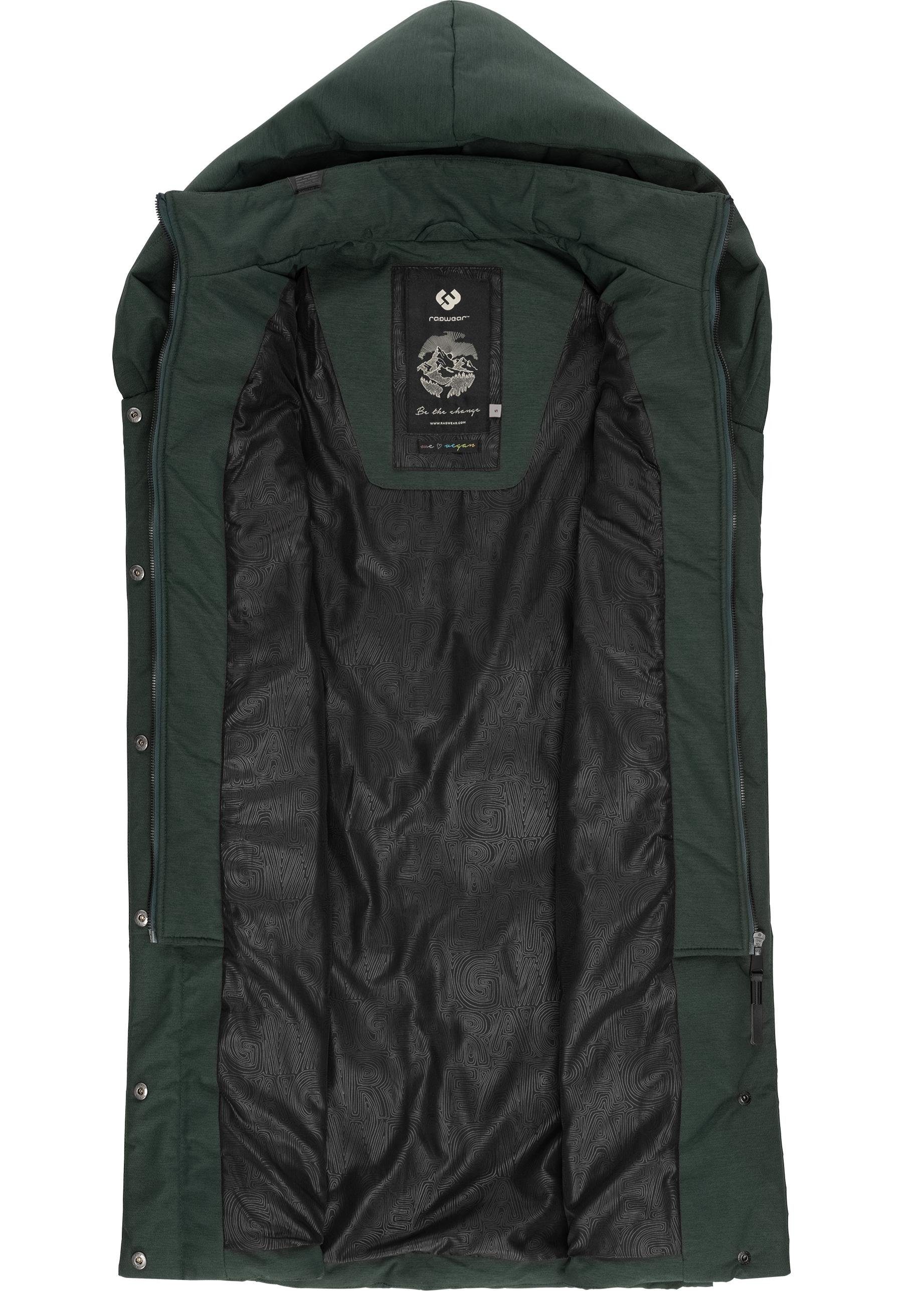 Ragwear Steppweste Natalka Vest stylische, gesteppte Winterweste mit gefütterter Kapuze