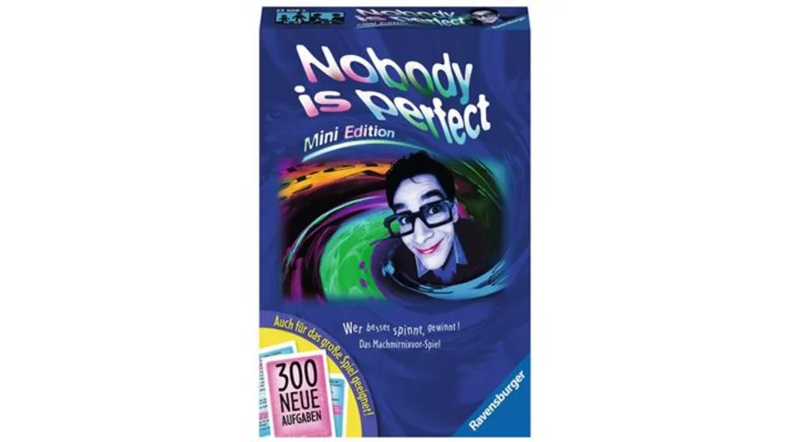 Ravensburger Spiel - Nobody is perfect - Mini Edition