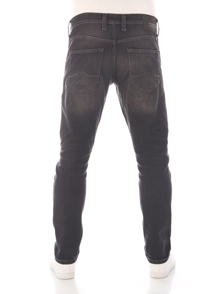 Mustang Jeans Oregon tapered in Schwarz günstig kaufen