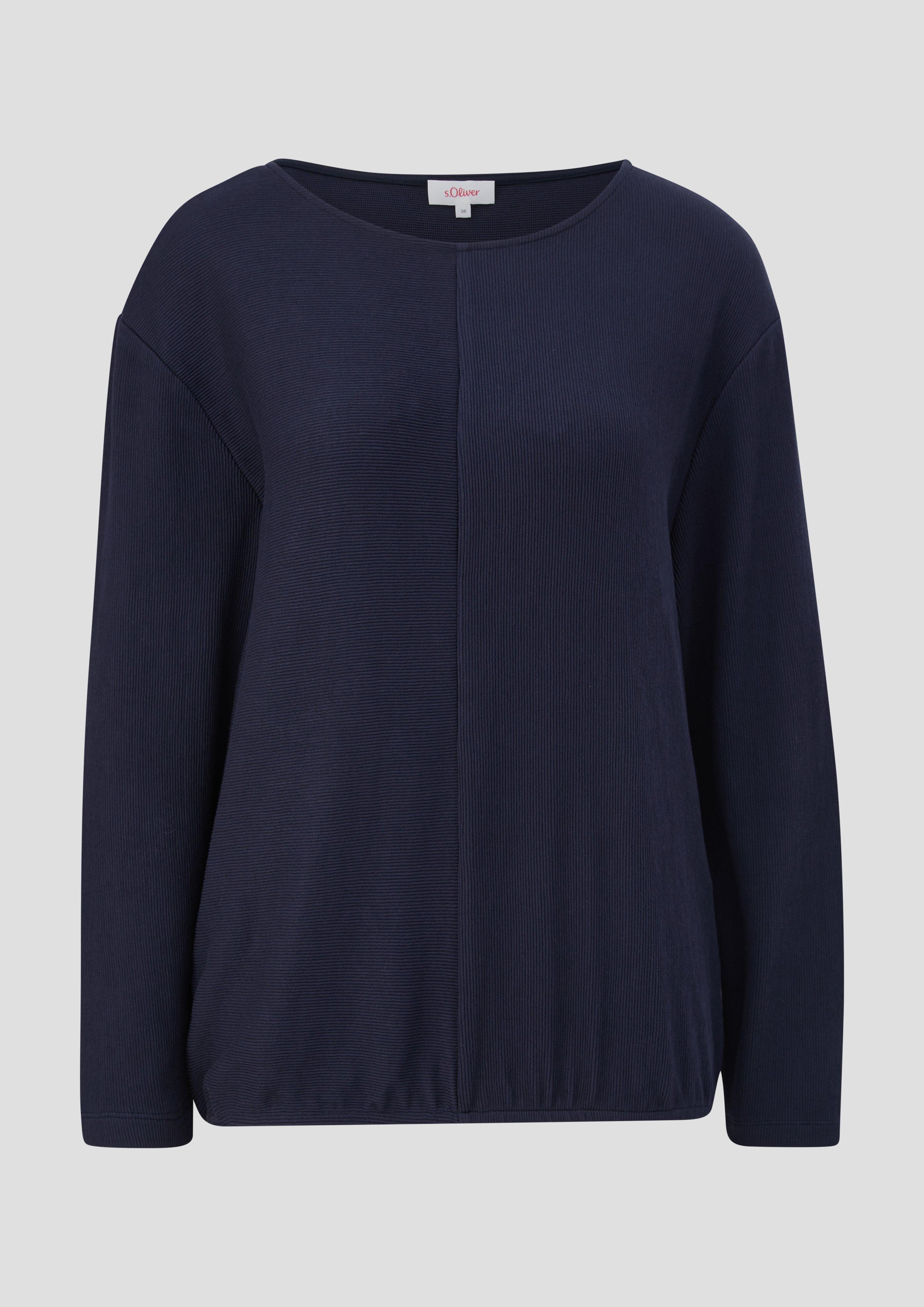Sweatshirt mit Rippstruktur  2136402-5959