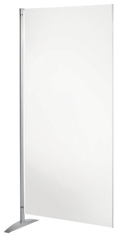 Kerkmann Whiteboard-Element Metropol Weiß, silber 800 x 1.750 mm