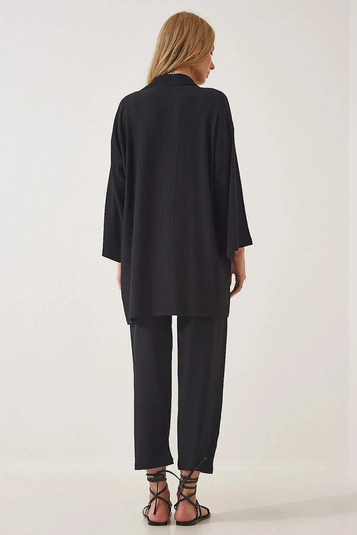 MOTTİSTORE  Zweiteiler - Schwarz - Oversized
