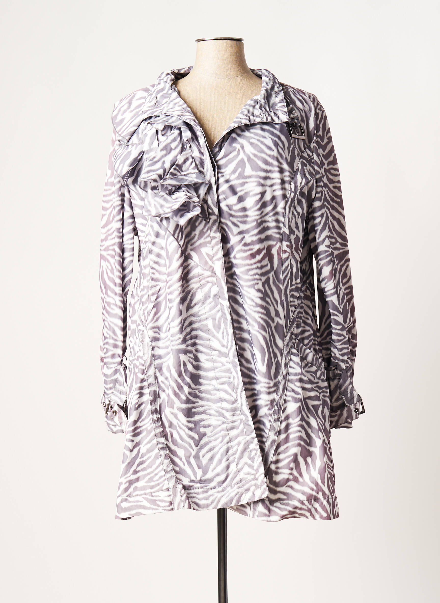 Et Dieu Crea La Femme Impermeables Trenchs Femme couleur gris