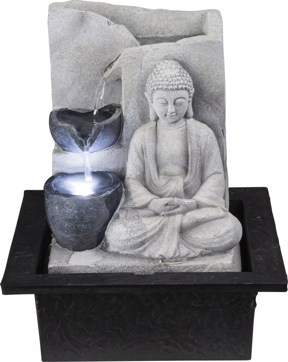 Globo LED Brunnen Albert Buddha