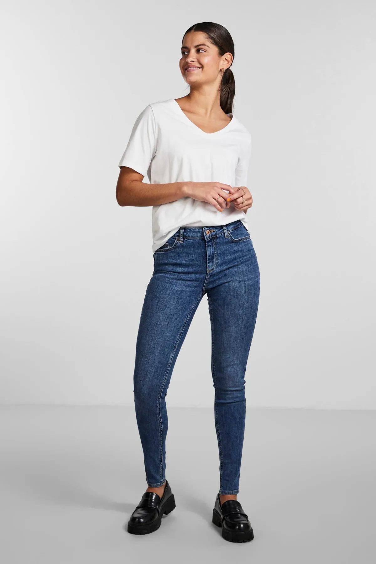 PIECES  Jeans - Dunkelblau - Skinny