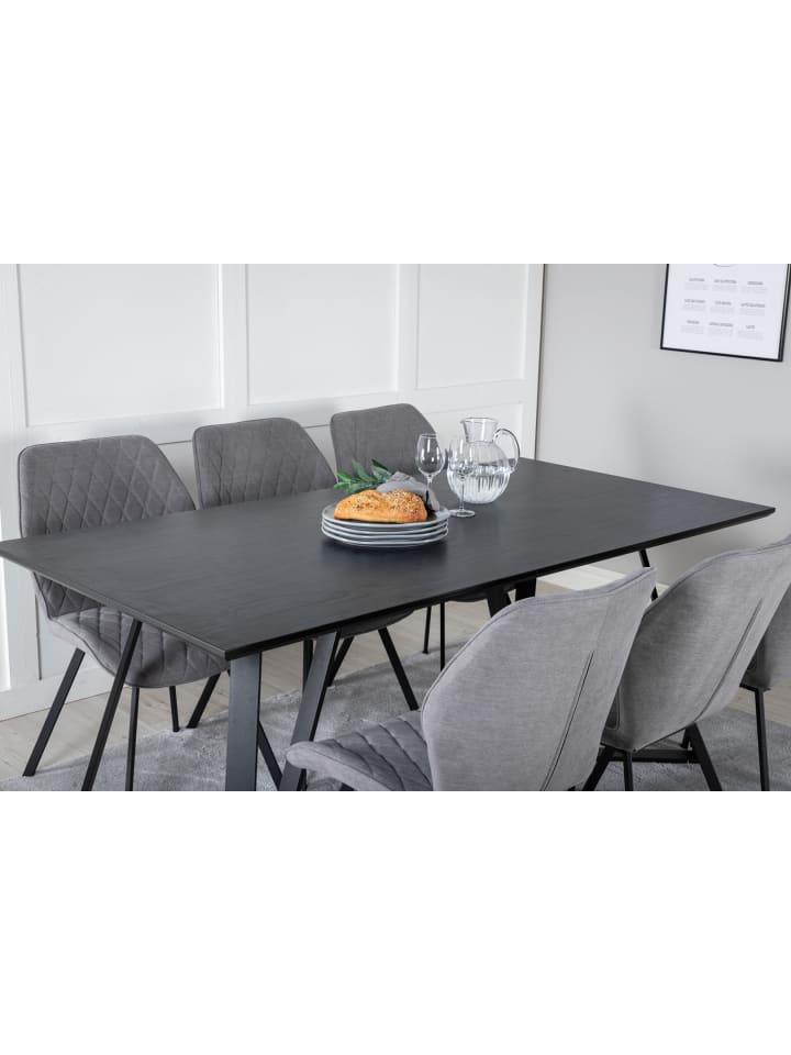 ebuy24 Essgruppe Marina 34 (7-teilig) Grau 90 x 180 cm günstig kaufen onesize