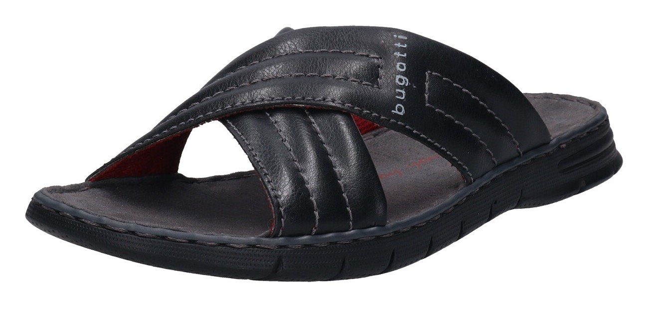 bugatti Pantolette mit Logoschriftzug, Weite G