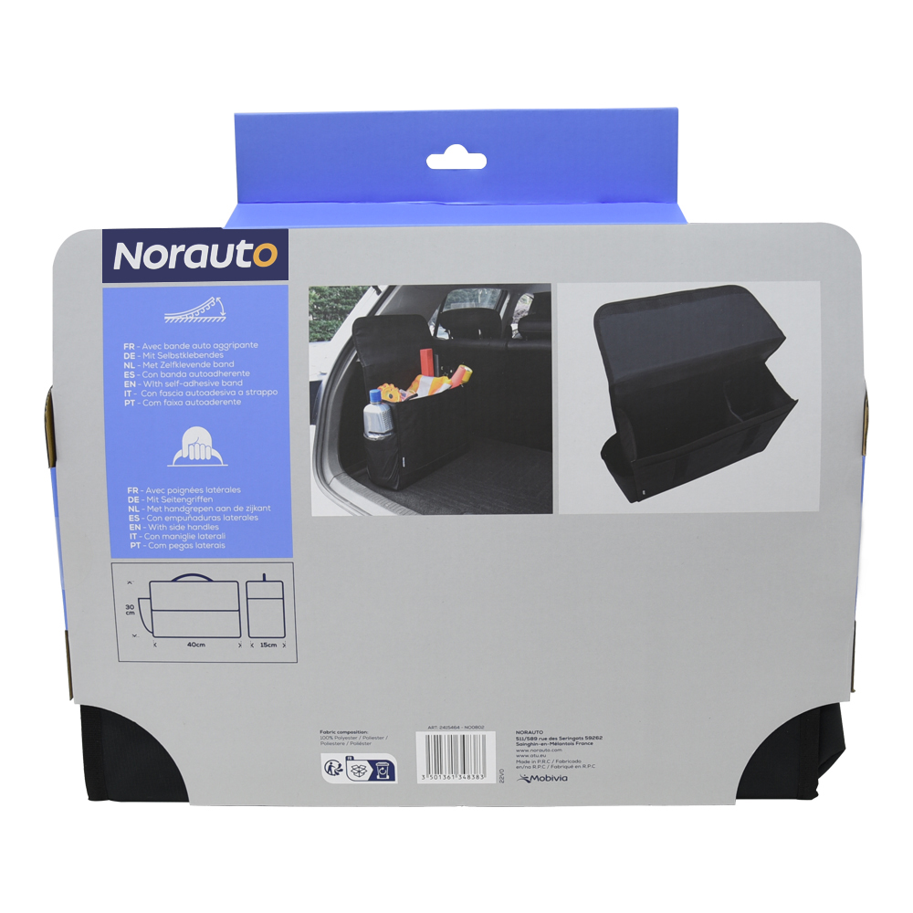 Norauto Kofferraum-Organizer Tasche Oxford, schwarz - ATU