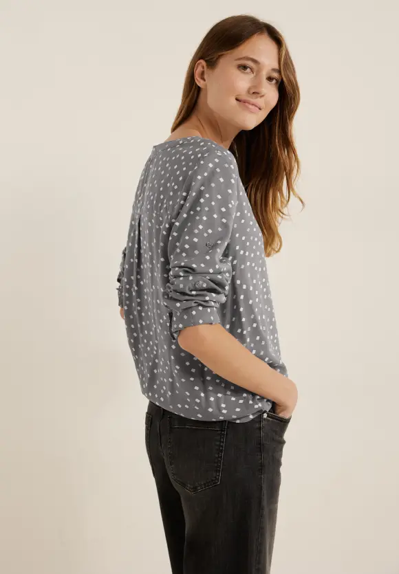 CECIL Bluse mit Punktemuster