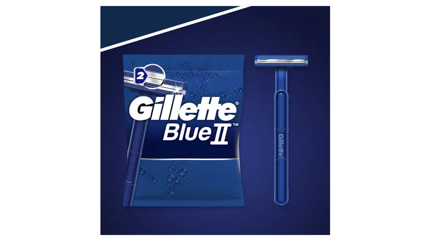 Gillette Einweg Rasierer Blue II Plus