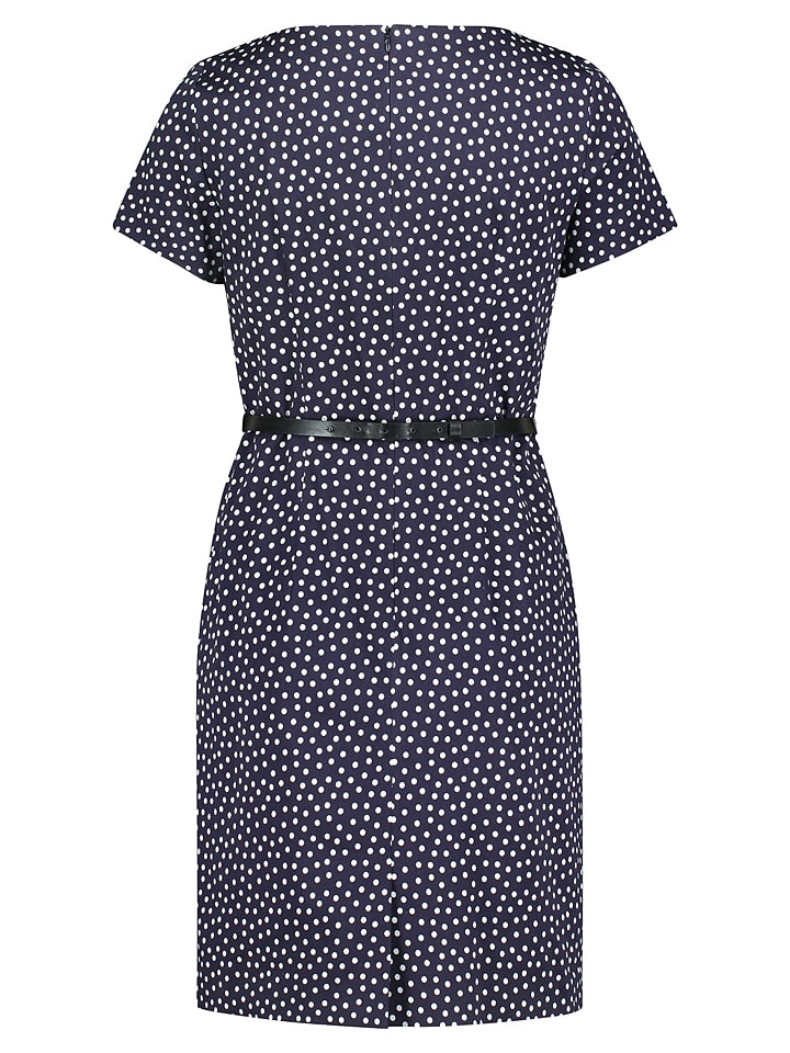 Vera Mont Kleid in Dunkelblau/ Weiß günstig kaufen