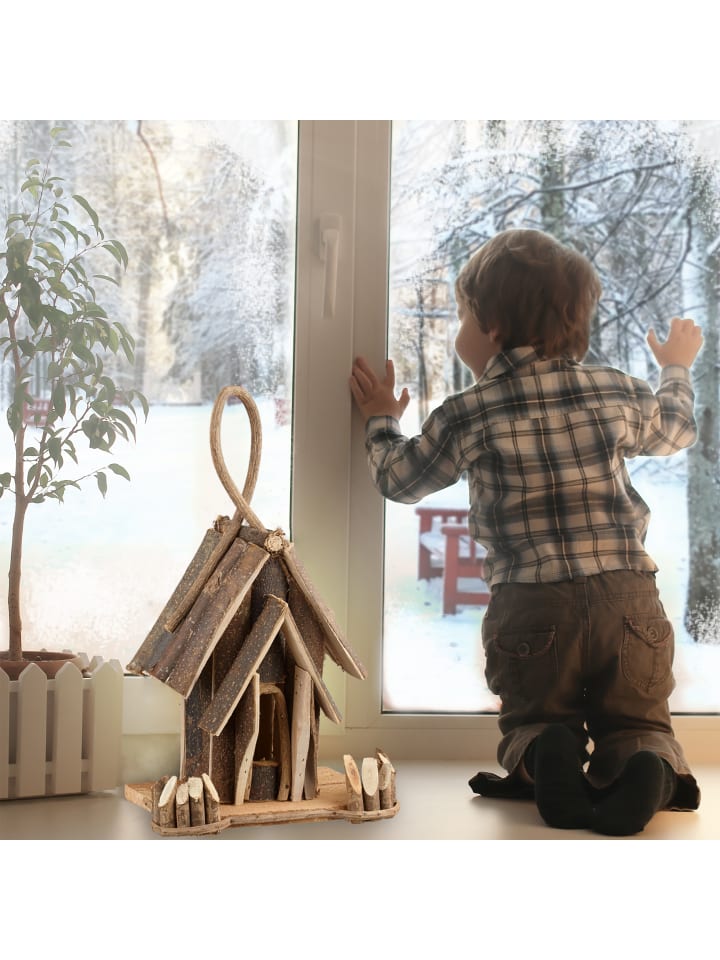 relaxdays Vogelhaus Deko in Natur günstig kaufen onesize