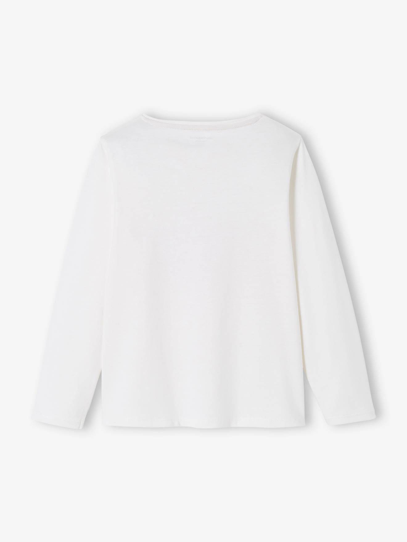 Lot de 3 t-shirts Basics fille manches longues lot blanc